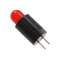 Dialight - 5612101060F - LED 5MM VERT HE DIFF RED PC MNT