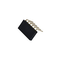 Digilent, Inc. - 240-078 - PMOD 6PIN FEMALE R/A CONN 5PACK