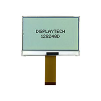 Displaytech - 128240D FC BW-3 - DISPLAY LCD 240X120 TRANSFL