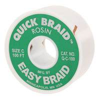 Easy Braid Co. - Q-C-100 - BRAID ROSIN GREEN .075"X100'