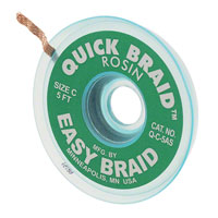 Easy Braid Co. - Q-C-5AS - BRAID ROSIN GREEN .075"X5'