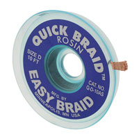 Easy Braid Co. - Q-D-10AS - BRAID ROSIN BLUE .100"X10'