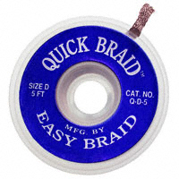 Easy Braid Co. - Q-D-5 - BRAID ROSIN BLUE .100"X5'
