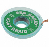 Easy Braid Co. - S-C-10AS - BRAID UNFLUXED GREEN .075"X10'