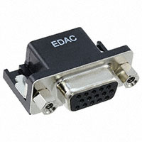 EDAC Inc. - 634-015-263-043 - CONN DSUB HD RCPT 15POS R/A SLDR