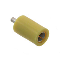 Cinch Connectivity Solutions Johnson - 105-0857-001 - CONN JACK TEST VERTICAL YELLOW