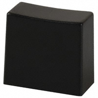 E-Switch - 1CBLK - CAP PUSHBUTTON RECTANGULAR BLACK