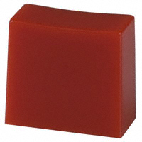 E-Switch - 1CRED - CAP PUSHBUTTON RECTANGULAR RED