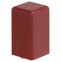 E-Switch - 1SRED - CAP PUSHBUTTON SQUARE RED