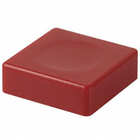 E-Switch - 4JRED - CAP PUSHBUTTON SQUARE RED