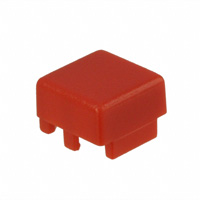 E-Switch - ACC-C16-3 - CAP PUSHBUTTON SQUARE RED