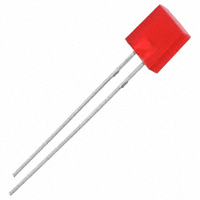 Everlight Electronics Co Ltd - HLMP0301 - LED RED DIFF 7.2X2.4MM RECT T/H