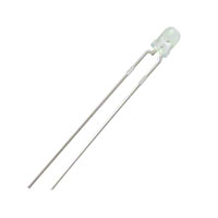 Everlight Electronics Co Ltd - HLMP1540 - LED GREEN CLEAR 3MM ROUND T/H