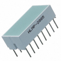 Everlight Electronics Co Ltd - HLMP2885 - LED LT BAR HI EFF GREEN 8LED DIP