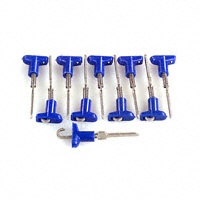 E-Z-Hook - 81-1-S BLU - TERMINAL NAILCLIP STD 10PK BLU