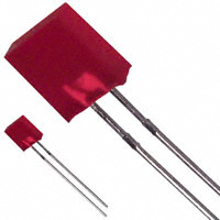 Fairchild/ON Semiconductor - HLMP0301 - LED RED DIFF 7.2X2.4MM RECT T/H