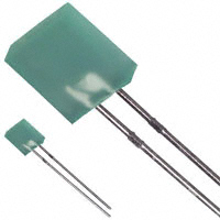 Fairchild/ON Semiconductor - HLMP0504 - LED GRN DIFF 7.2X2.4MM RECT T/H