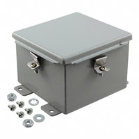 Hammond Manufacturing - 1414N4PHE - BOX STEEL GRAY 6"L X 6"W