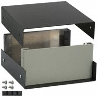 Hammond Manufacturing - 1458C3 - BOX STEEL BLACK 6"L X 6"W