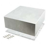 Hammond Manufacturing - 1550N - BOX ALUM UNPAINTED 9.85"LX9.85"W