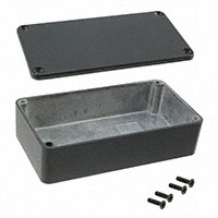 Hammond Manufacturing - 1590BBK - BOX ALUM BLACK 4.41"L X 2.38"W