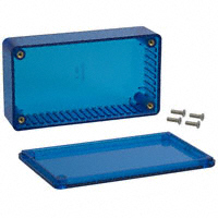 Hammond Manufacturing - 1591BTBU - BOX PLSTC TRN BLUE 4.41"LX2.44"W