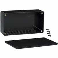 Hammond Manufacturing - 1591DBK - BOX ABS BLACK 5.91"L X 3.15"W