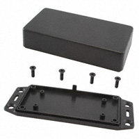 Hammond Manufacturing - 1591XXAFLBK - BOX ABS BLACK 3.97"L X 2.02"W