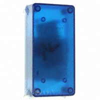 Hammond Manufacturing - 1591XXATBU - BOX ABS TRN BLUE 3.97"L X 2.02"W