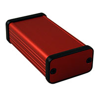 Hammond Manufacturing - 1455D801RD - BOX ALUM RED 3.15"L X 1.67"W