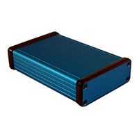 Hammond Manufacturing - 1455J1201BU - BOX ALUM BLUE 4.72"L X 3.07"W