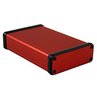 Hammond Manufacturing - 1455J1201RD - BOX ALUM RED 4.72"L X 3.07"W