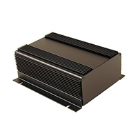 Hammond Manufacturing - 1455NHD1601BK - BOX ALUM BLACK 6.3"L X 4.37"W