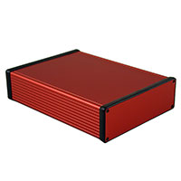 Hammond Manufacturing - 1455T2201RD - BOX ALUM RED 8.66"L X 6.5"W