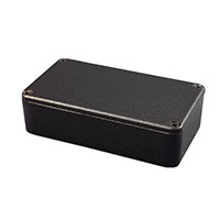 Hammond Manufacturing - 1590ABK - BOX ALUM BLACK 3.64"L X 1.52"W