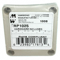 Hammond Manufacturing - RP1025 - BOX ABS GRAY 2.58"L X 2.38"W