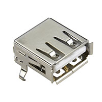 Harwin Inc. - M701-220442 - USB A SINGLE PC TAIL HORIZ CONN