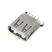 Harwin Inc. - M701-240442 - USB A SINGLE PC TAIL VERT CONN