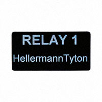 HellermannTyton - 596-00507 - LABEL ID/RATINGS 2"X1" BLCK