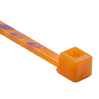 HellermannTyton - T18R3-7K2 - STNDRD TIE 4"L 18LB ORANGE/VIOLE