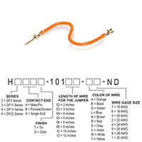 Hirose Electric Co Ltd - H3ABT-10104-A8 - JUMPER-H1506TR/A3048A/H1504TR 4"