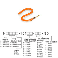Hirose Electric Co Ltd - H3AXG-10102-A4 - JUMPER-H1507TR/A2015A/X 2"