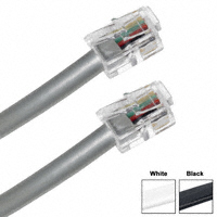 Modular Cable Assemblies (VA) - GLF-444-074-511-D - CABLE MOD 4P4C PLUG-PLUG 7'