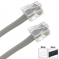 Modular Cable Assemblies (VA) - GLF-466-256-510-D - CABLE MOD 6P6C PLUG-PLUG 25'