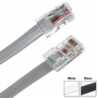 Modular Cable Assemblies (VA) - H2881R-07 - CABLE MOD 8P8C PLUG-PLUG 7'