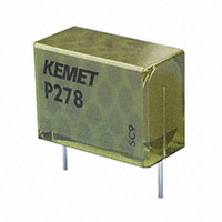 KEMET - P278EJ104M480A - CAP FILM 0.1UF 20% 480VAC RADIAL