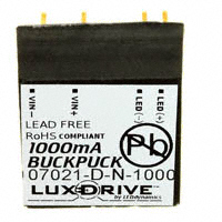 LEDdynamics Inc. - 7021-D-N-1000 - LED SUPPLY CC BUCK 32V 1A 7SIP