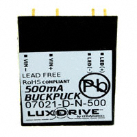 LEDdynamics Inc. - 7021-D-N-500 - LED SUPP CC BUCK 32V 500MA 7SIP