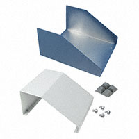 LMB Heeger Inc. - UNC 2 3/4-6-6-BLUE/WHITE - CABINET ALUM BLU/WHI 6"L X 6"W