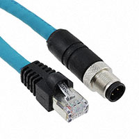 Lumberg Automation - 0985 YM57530 103/2M - CABLE ETHERNET M12-RJ45 2M